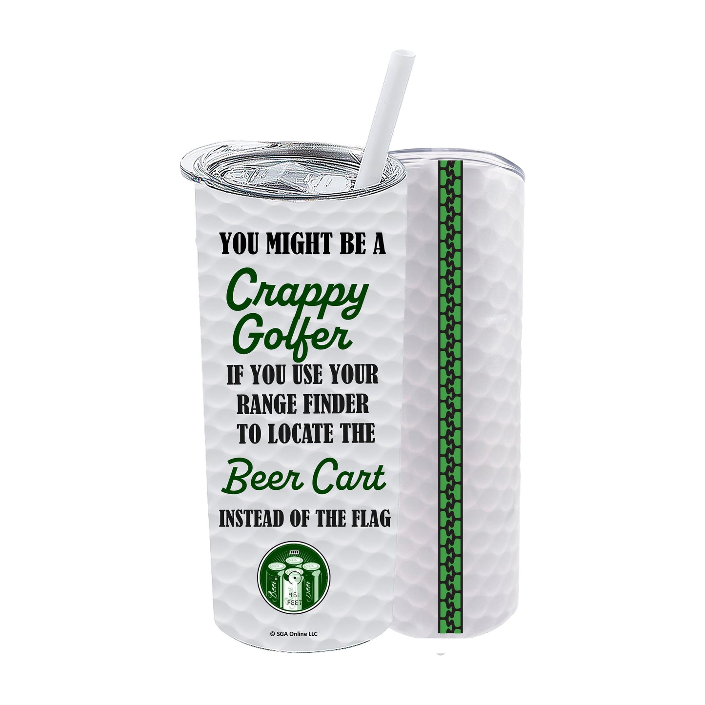 Beer Cart - Range Finder - Golf Tumbler