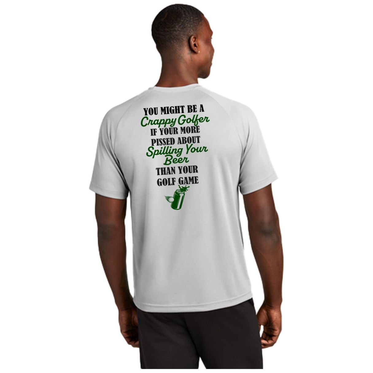 Spilling your Beer - Funny Golf Shirt for Men