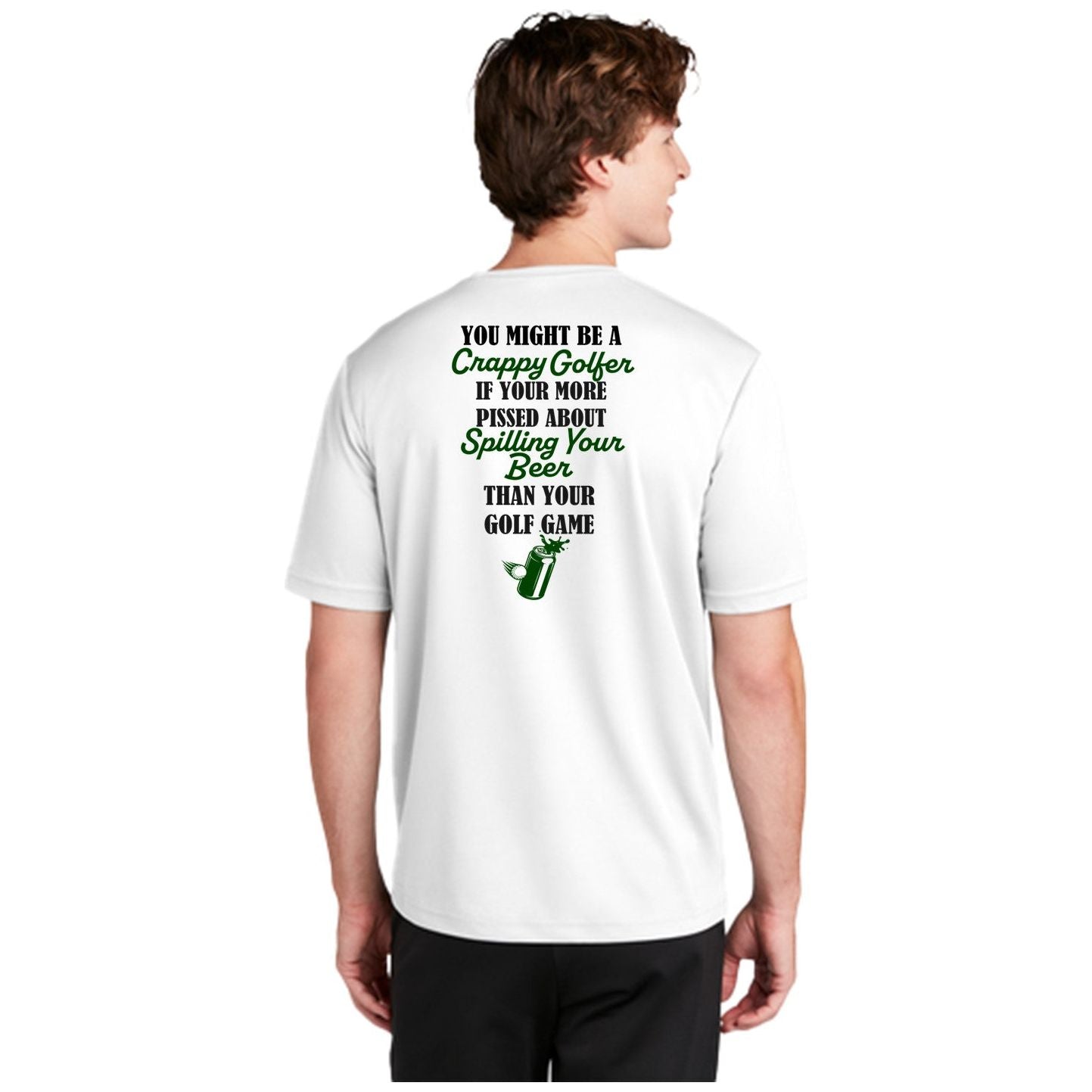 Spilling your Beer - Funny Golf Shirt for Men