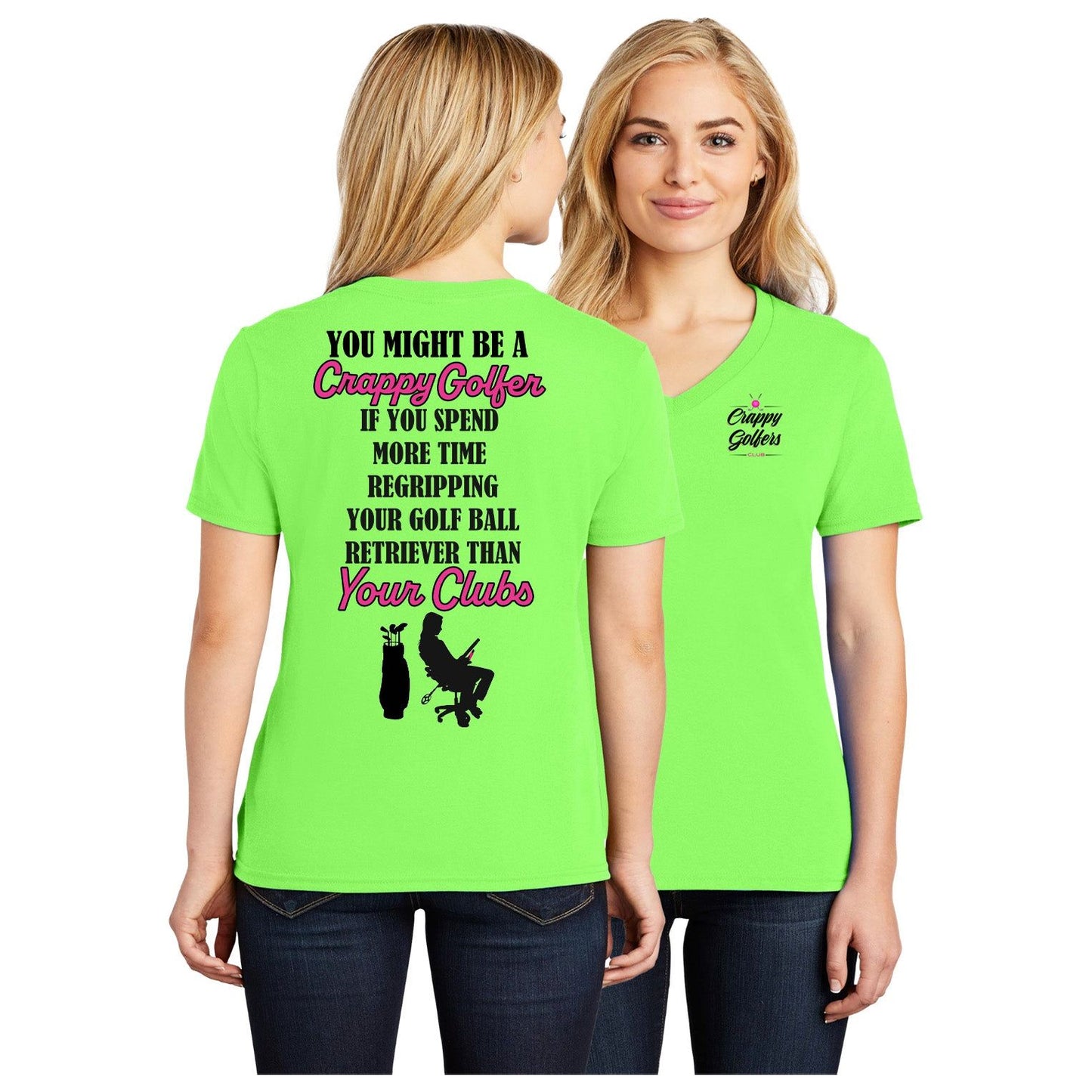 Ladies Golf Shirt - Regripping Golf Clubs