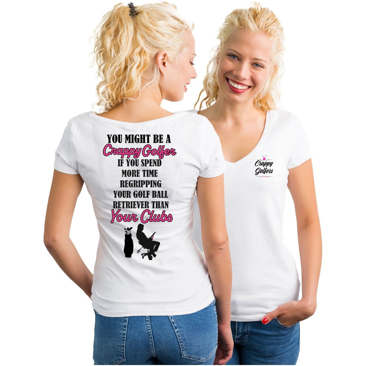 Ladies Golf Shirt - Regripping Golf Clubs