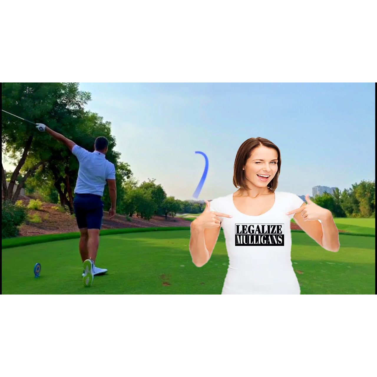 Legalize Mulligans - Ladies Golf Shirt