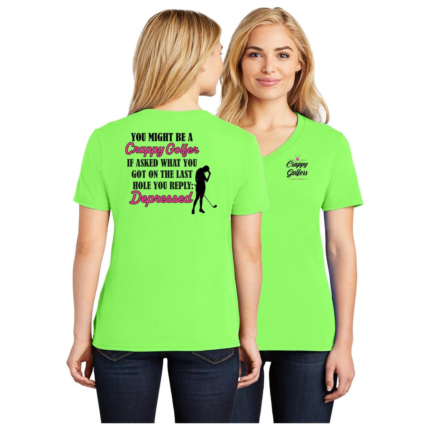 Ladies Golf Shirt - Last Hole Depressed