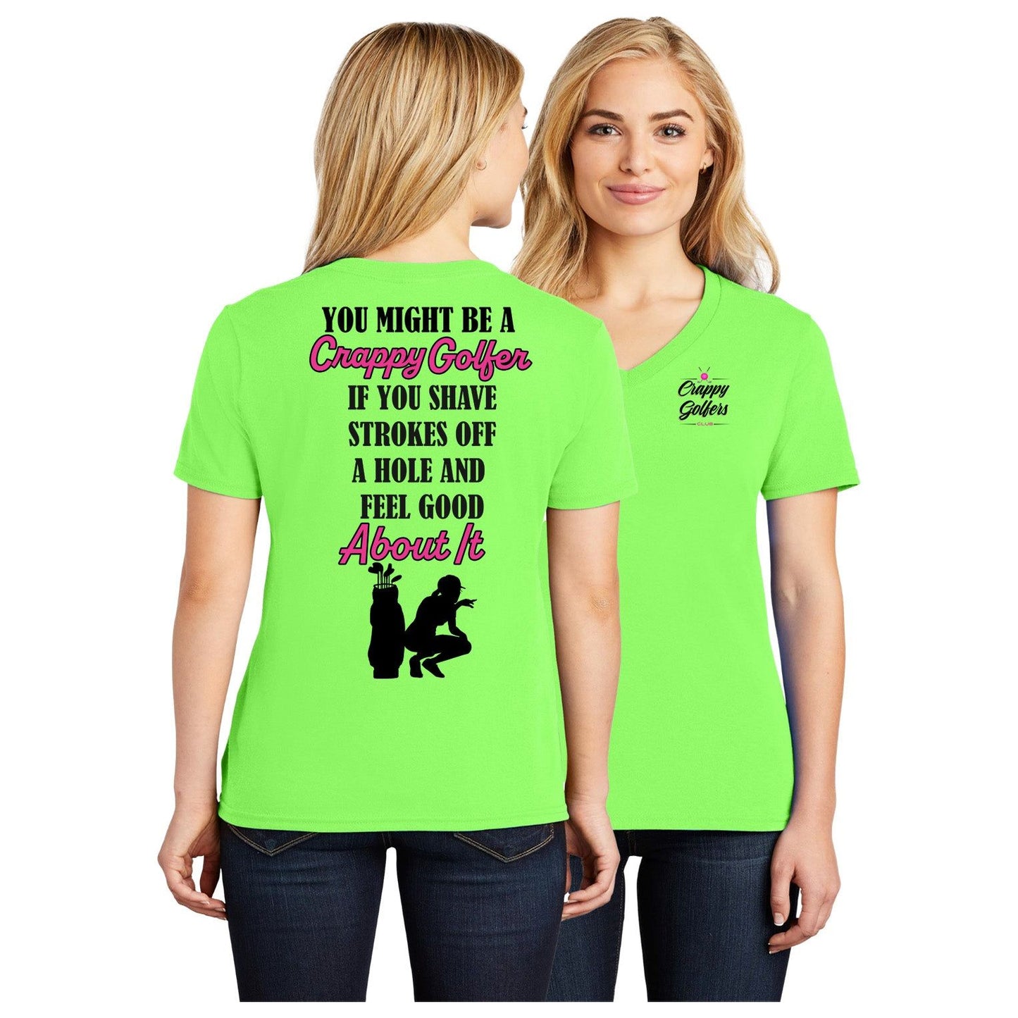 Ladies Golf Shirt - Shave Strokes off a Hole