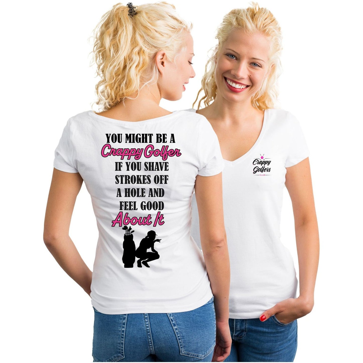 Ladies Golf Shirt - Shave Strokes off a Hole