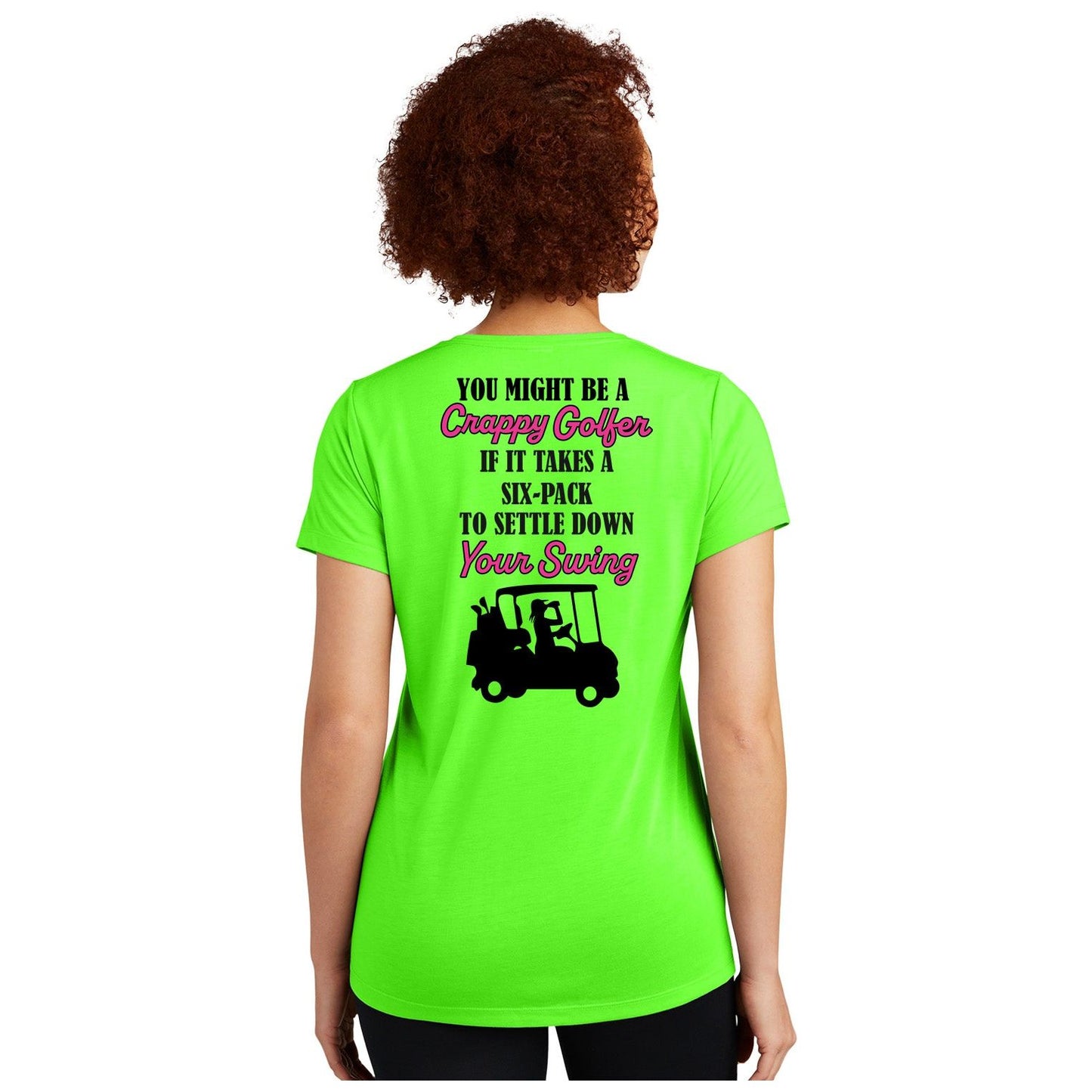 Settle Your Golf Swing - Ladies Golf Shirt