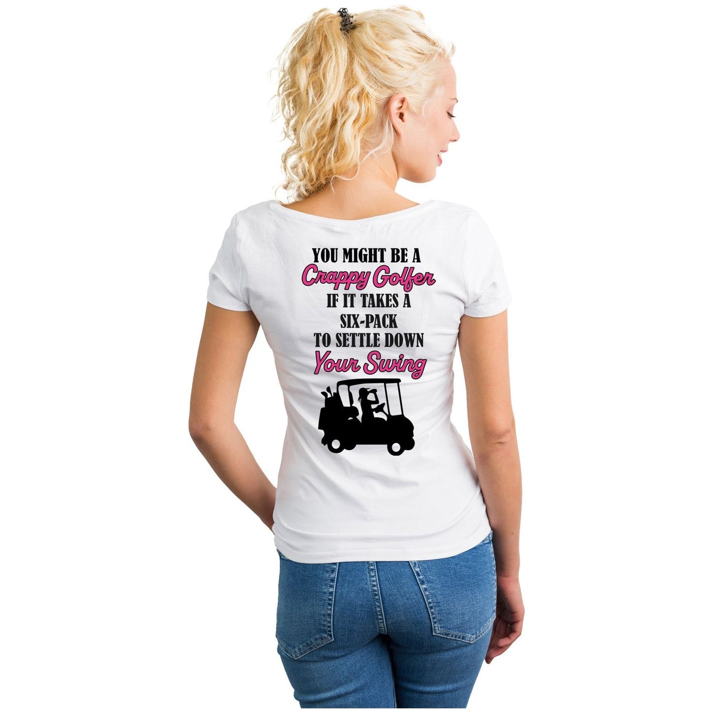 Settle Your Golf Swing - Ladies Golf Shirt