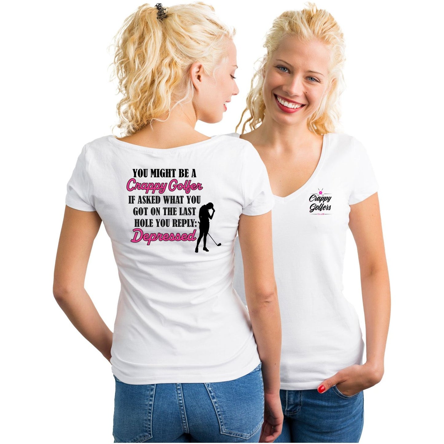 Ladies Golf Shirt - Last Hole Depressed