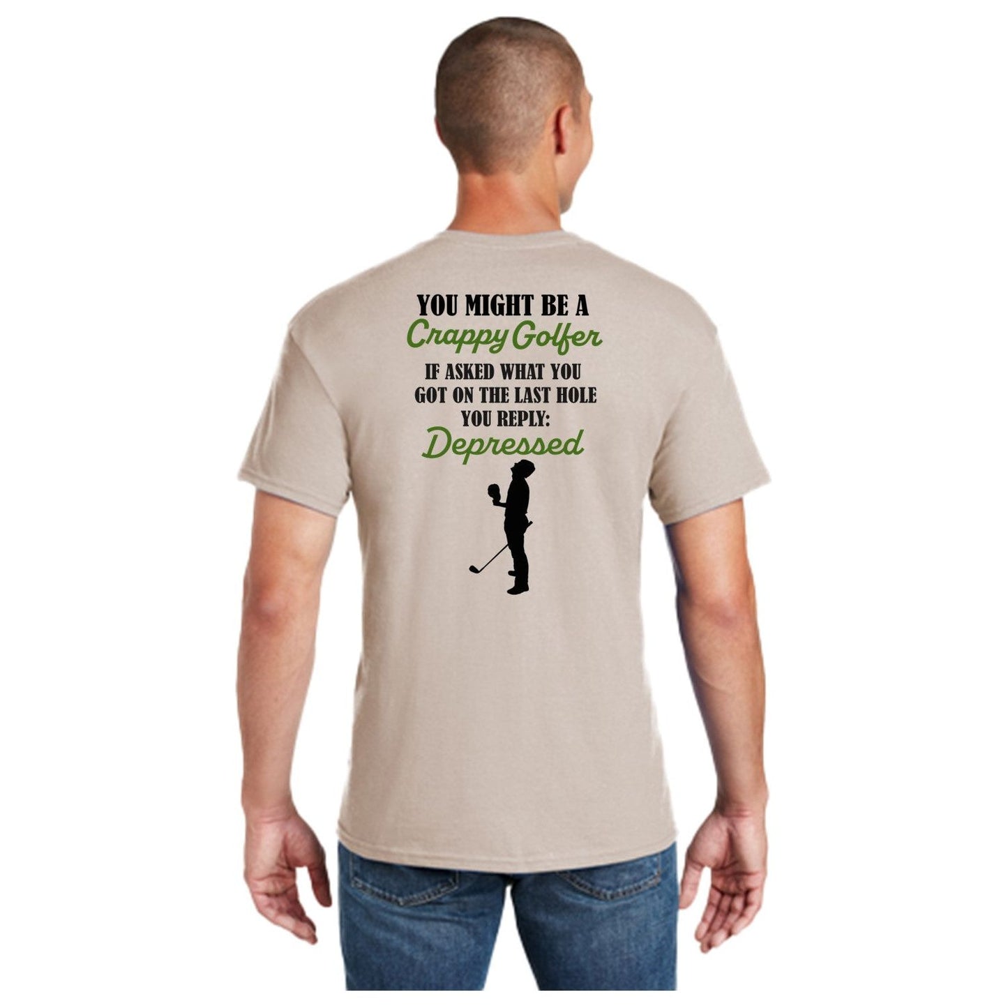 Depressed Golf Men's T-Shirt - Crappy Golfers Club