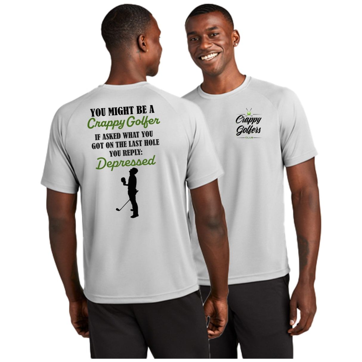 Depressed Golf Men's T-Shirt - Crappy Golfers Club