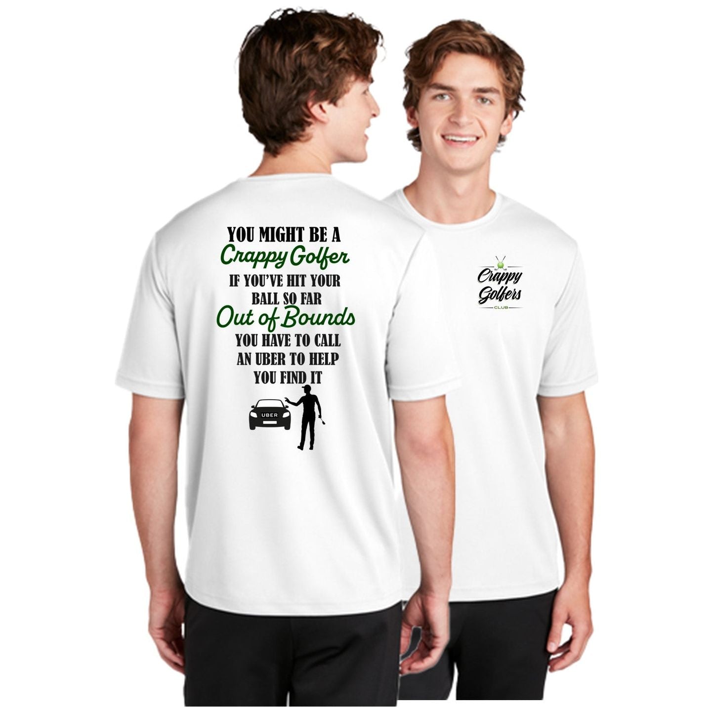 Golf Ball Out of Bounds - Funny Golf Shirt for Men