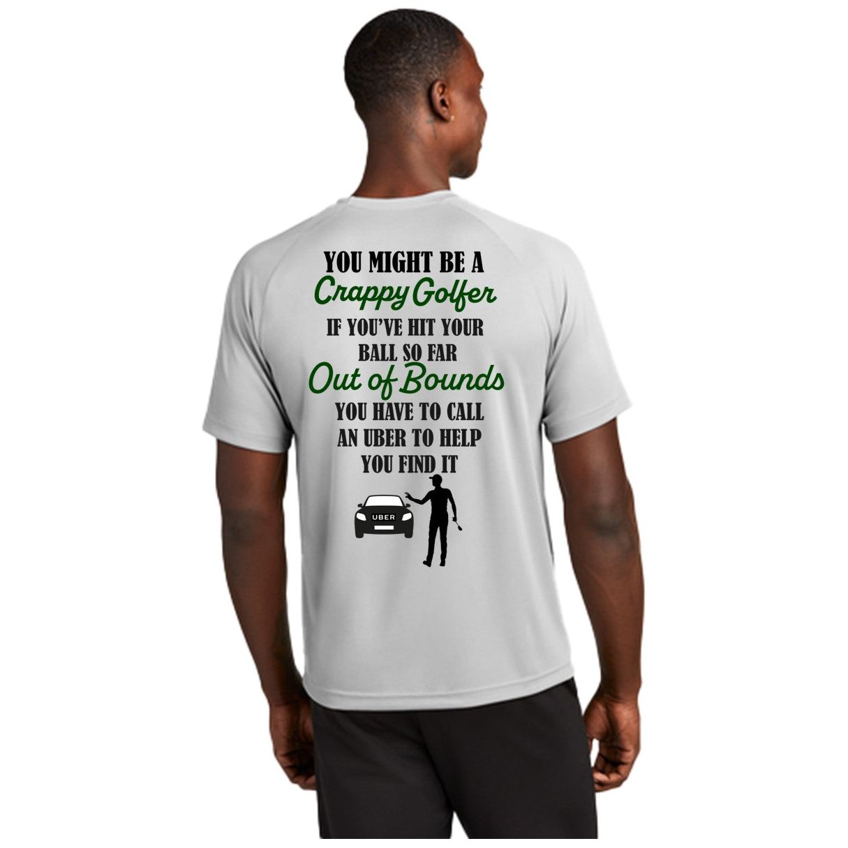 Golf Ball Out of Bounds - Funny Golf Shirt for Men