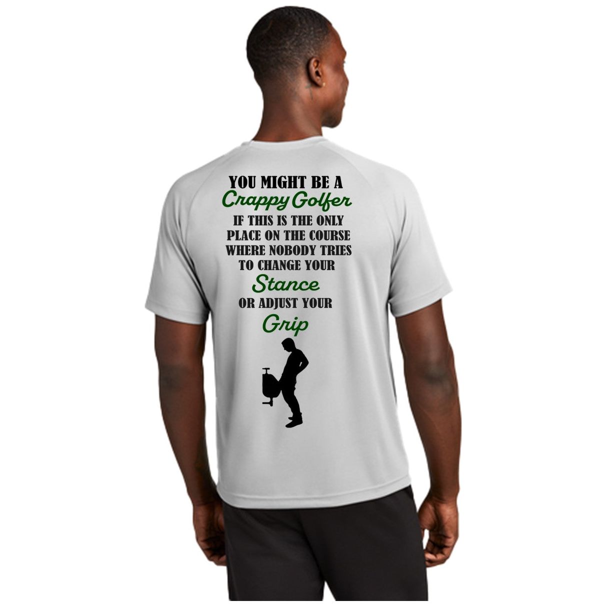 Golf Stance - Grip - Fun Men's Golf Shirts