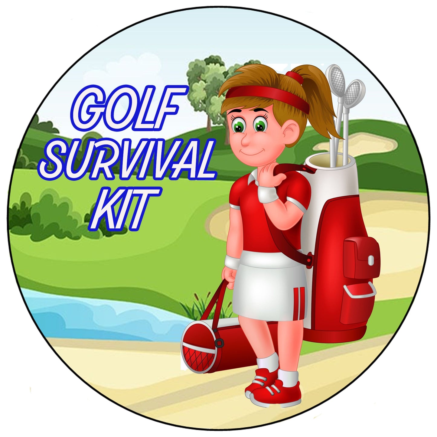 Funny Golf Survival Kit for Women