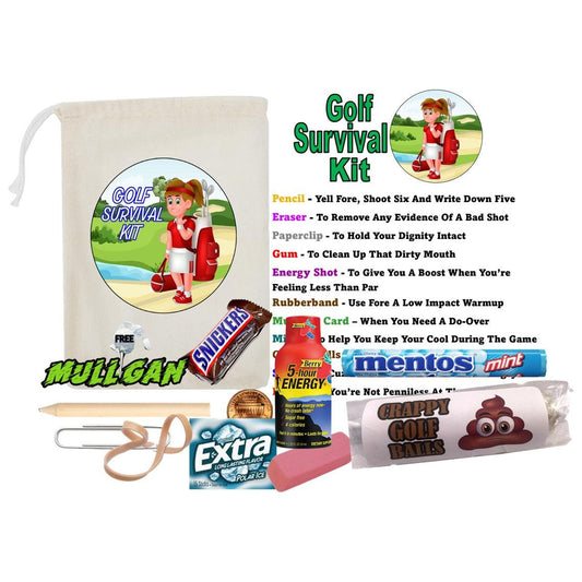 Funny Golf Survival Kit for Women