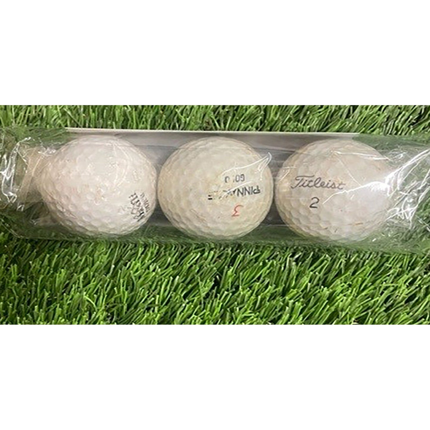 Funny Gag Gift - Set of 3 Crappy Golf Balls