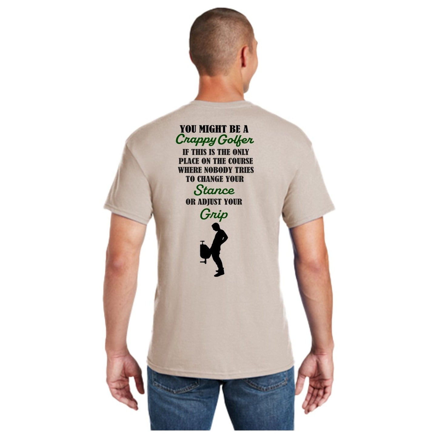 Golf Stance - Grip - Fun Men's Golf Shirts